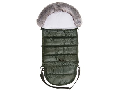 EEVI Fusak do kočárku tmavě zelený