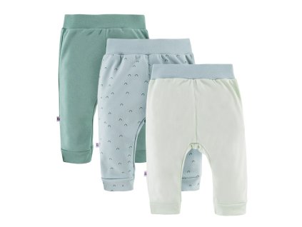 Dětské tepláky GOOD DAY (3ks) zelené