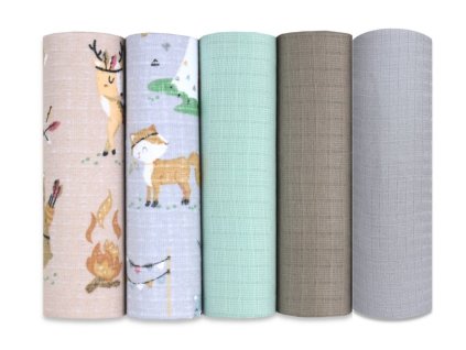 Ega Kids TETRA pleny (5ks) šedé 1