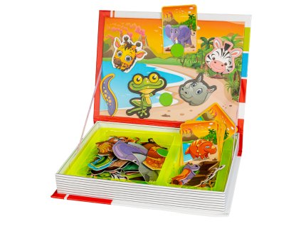 SMILY PLAY Magnetické puzzle Zvířátka z džungle 1