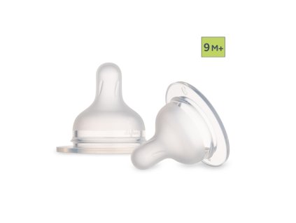 Canpol babies Savička silikonová k lahvi S Shape 9m+ (2ks) rychlá 3