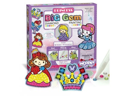 WOOPIE Kreativní sada Diamantové malování Princezny
