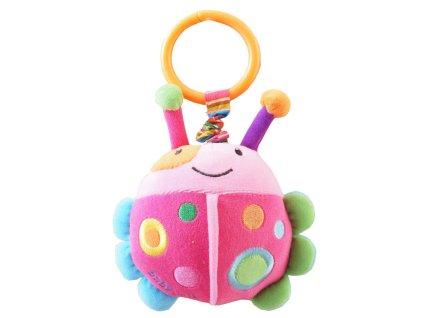 Baby Mix Dětská plyšová hračka s vibrací Beruška