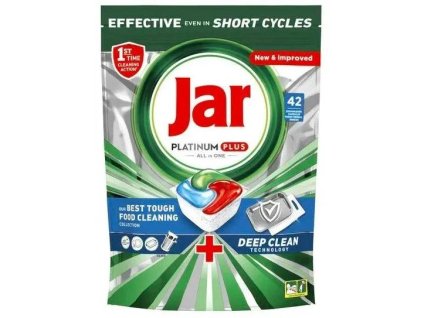 JAR Platinum Plus All In One Deep Clean Tablety do myčky 42ks