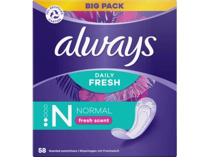 ALWAYS Daily Fresh & Protect Normal Deo Intimky 58ks 1