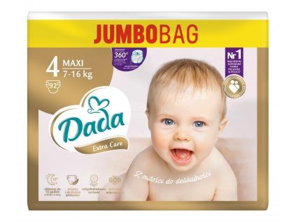Dada JUMBOBAG extra care vel.4, 7 16kg, 92ks 1