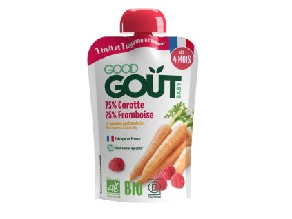 Good Gout BIO Mrkev s malinami (120 g)
