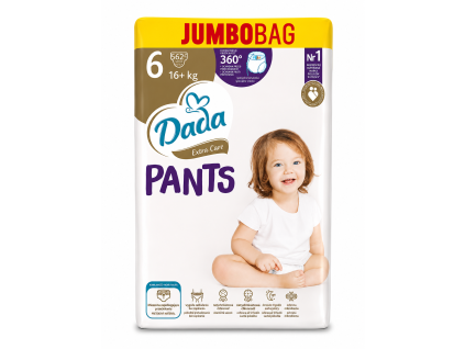 Dada JUMBOBAG extra care PANTS 6, 16+kg, 62ks 2