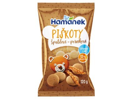 Hamánek Špaldové piškoty perníkové 120g