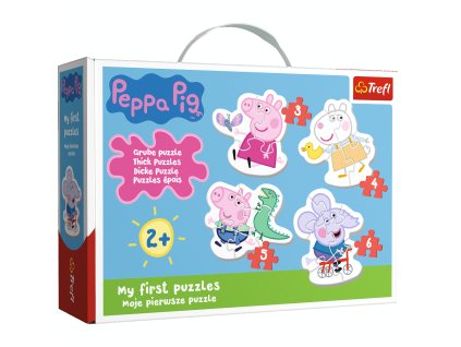 TREFL BABY Puzzle Prasátko Peppa 4v1