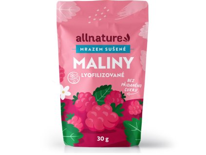 Allnature Malina sušená mrazem celá 30g