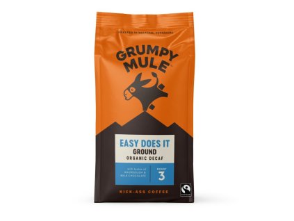 Grumpy Mule BIO SCA 83 mletá káva bez kofeinu Arabica 200g