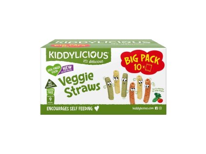 Kiddylicious Tyčinky Big pack 10x12g - Zeleninové