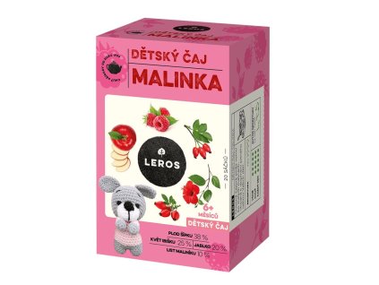 LEROS Dětský čaj Malinka 20x2g