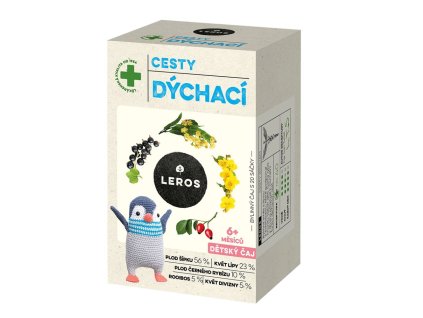 LEROS Dětský čaj Cesty dýchací 20x2g