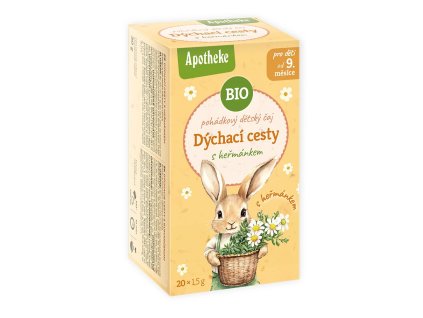 Apotheke BIO čaj dětský Dýchací cesty s heřmánkem 20x1,5g