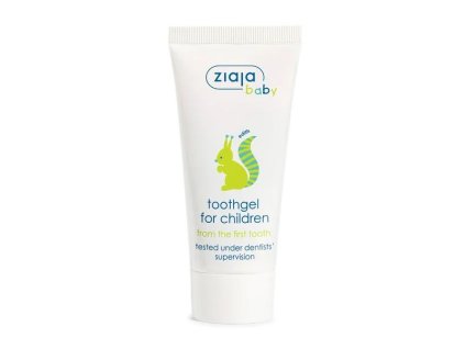 Ziaja Baby Zubní gel bez fluoru od 1.zoubku Veverka 50ml