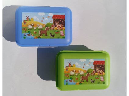 TVAR Dětský svačinový box Farma (kluk)