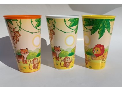 TVAR Dětský kelímek 400ml Džungle