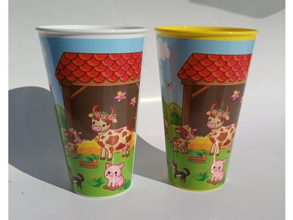 TVAR Dětský kelímek 400ml Farma (dívka)