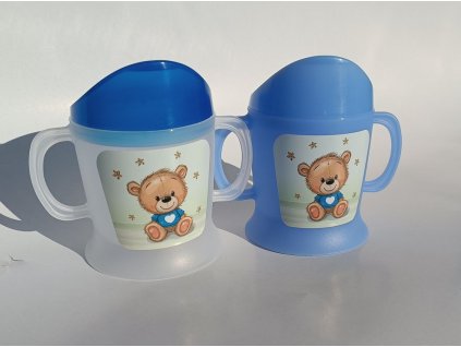 TVAR Kojenecký hrníček 150ml Medvídek modrý