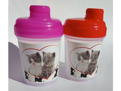 TVAR Dětská lahev 300450ml Koťata