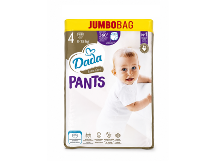 Dada JUMBOBAG extra care PANTS 4, 8 15kg, 78ks 2