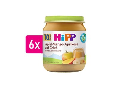 HiPP BIO BIO Krupička s ovocem 6x200g