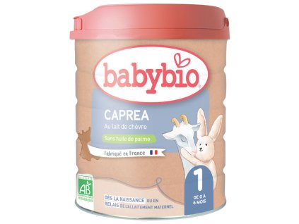 BABYBIO Caprea 1 počáteční kozí kojenecké BIO mléko, 800g