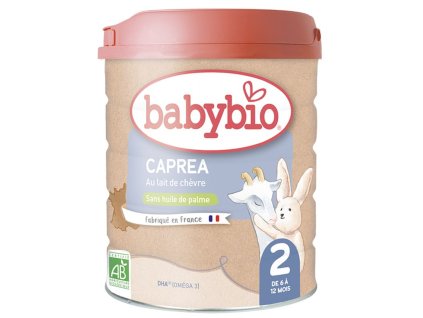 BABYBIO Caprea 2 pokračovací kozí BIO mléko, 800g
