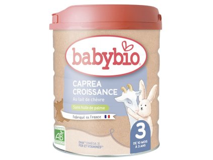 BABYBIO Kozí batolecí BIO mléko CAPREA 3, 800g