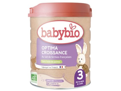 BABYBIO Optima 3 batolecí kojenecké BIO mléko, 800g