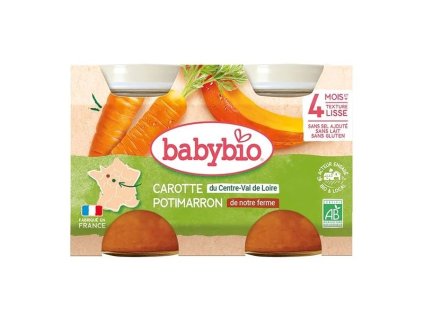 BABYBIO Mrkev s dýně (2x130g)