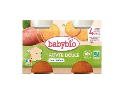 BABYBIO Sladké brambory(2x130g)