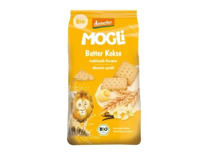 MOGLi BIO Máslové sušenky s vanilkou Bourbon 125g