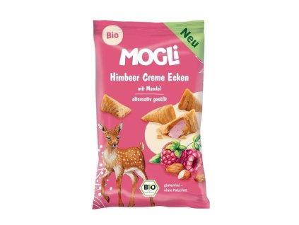MOGLi BIO Plněné malinové taštičky 30g