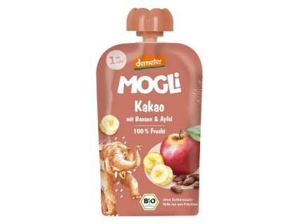 MOGLi BIO Kakaová kapsičkas jablkem a banánem 100g