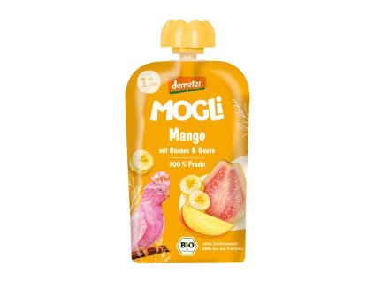 MOGLi BIO Mango kapsička s banánem a guavou 100g