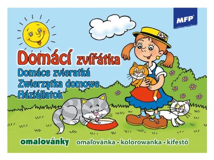 Omalovánka Domácí zvířátka