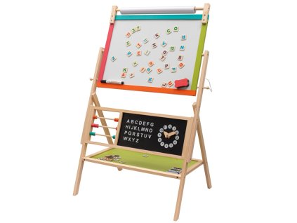 Baby Mix Dřevěná tabule pro děti 2v1 Montessori