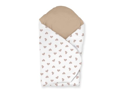 ALBERO MIO Dětská zavinovačka Srdíčkový svět