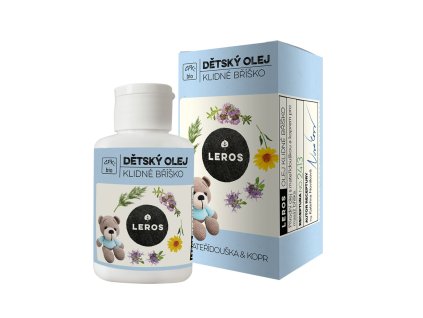 LEROS Dětský olej klidné bříško 60ml