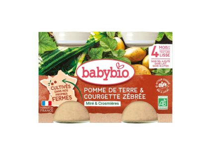 BABYBIO Brambory a cuketa (2x130g)