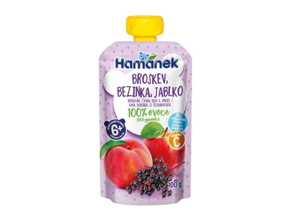 Hamánek Broskev, Bezinka, Jablko 100g
