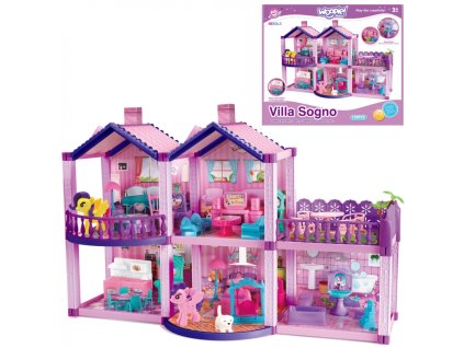 WOOPIE Domeček pro panenky Pony FANTASY VILLA 4