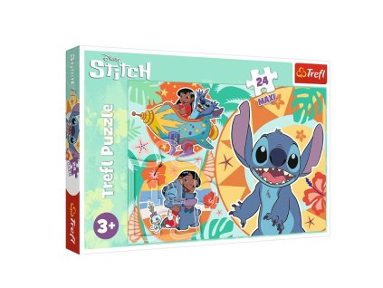 TREFL Puzzle MAXI Lilo & Stitch Šťastný den