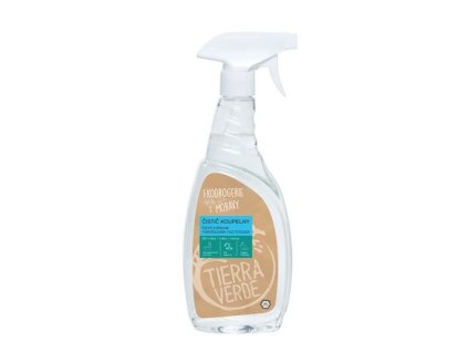 TIERRA VERDE Čistič koupelny s BIO mátovou silicí 750ml