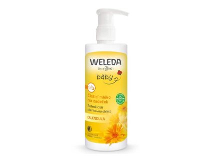 Weleda Čisticí mléko na zadeček s pumpičkou 400 ml