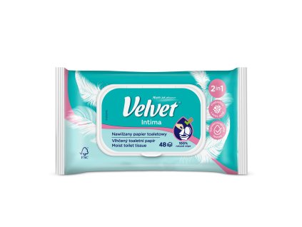 Velvet Intima Vlhčený toaletní papír 2v1 42ks 1