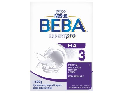 BEBA EXPERTpro HA 3, mléčná výživa pro malé děti, 600g 1